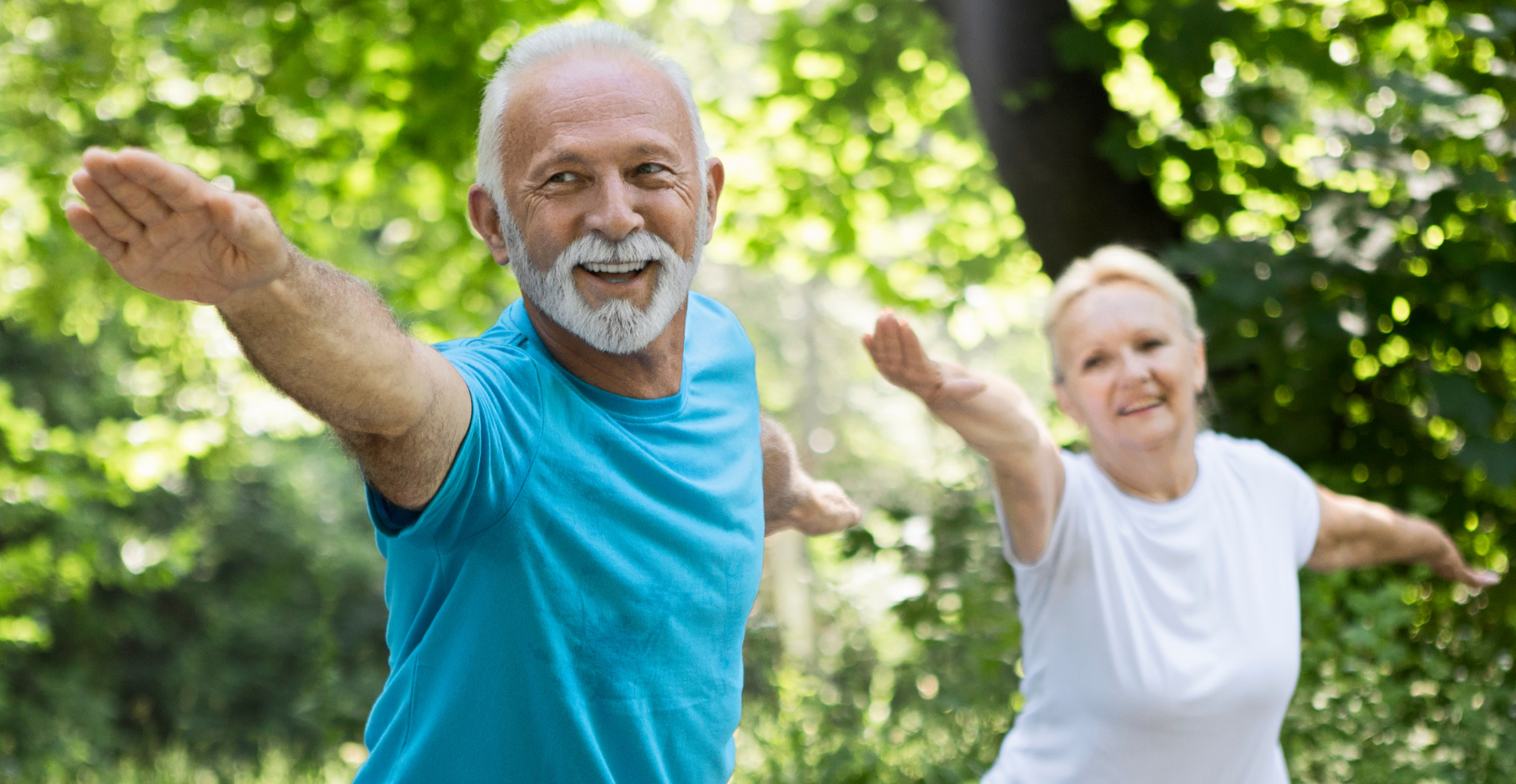 Elderly People Exercising